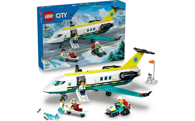 Lego City Emergency Air Ambulance Airplane 60465