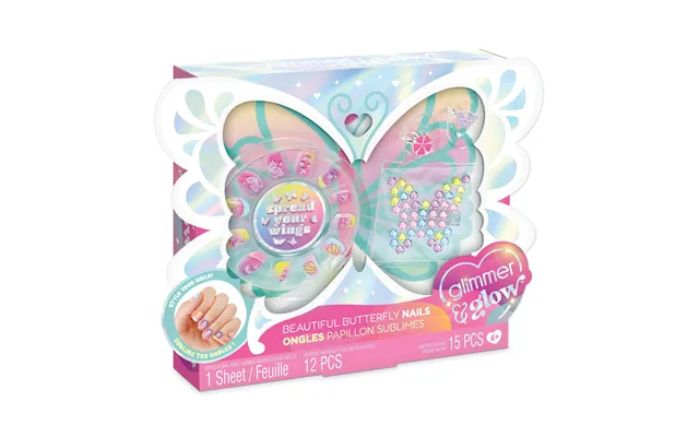 Make It Real Glimmer & Glow Beautiful Butterfly Nails