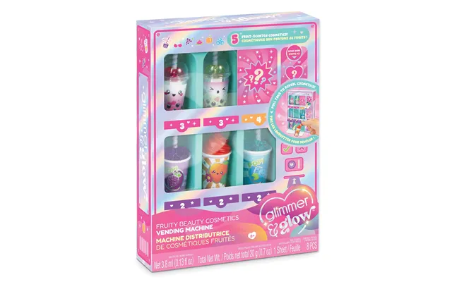 Make It Real Glimmer & Glow Fruity Beauty Cosmetics Vending Machine