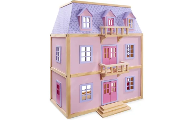Melissa & Doug Multi-level Wooden Doll House