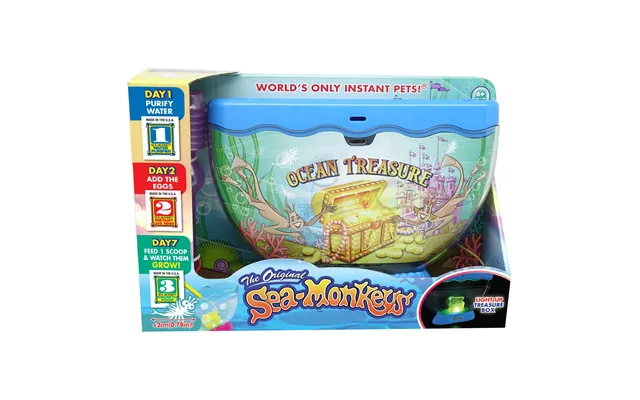 Ocean Treasure Tank Sea Monkey Blue With Light