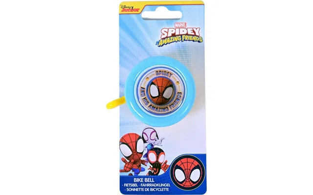 Spidey And His Amazing Friends Bike Bell - Blue Red Yellow