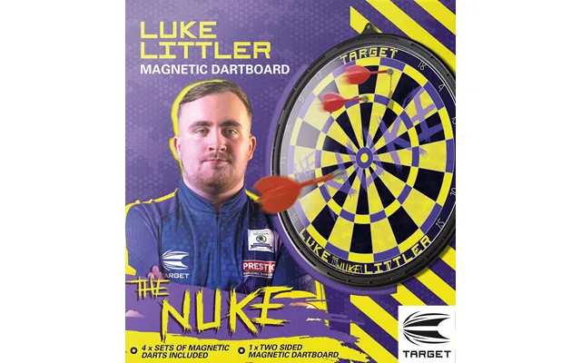 Target Darts Luke Littler Magnetic Dartboard Set