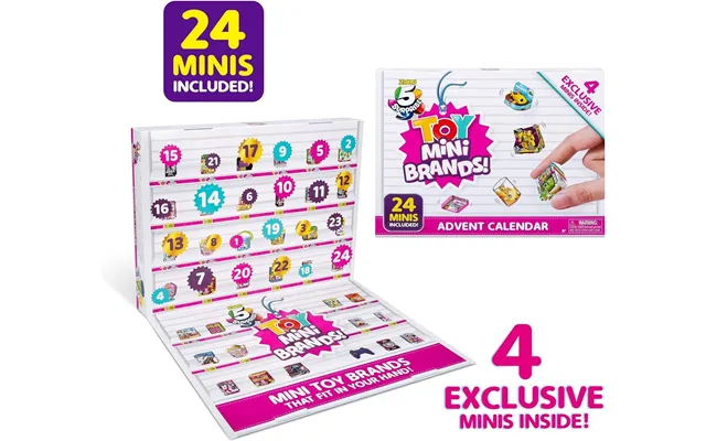 Zuru 5 Surprise Toy Mini Brands Advent Calendar