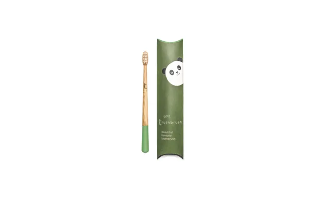Tiny Truthbrush Bamboo Children's Toothbrush Meadow Green Soft