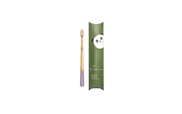 Tiny Truthbrush Bamboo Children's Toothbrush Periwinkle Purple Soft