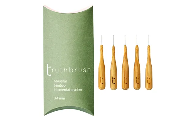 Truthbrush Bamboo Interdental Brushes Size Pink 0.4mm X 5