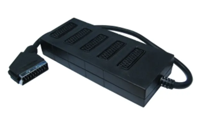 0.5m 5 Way Scart Splitter Box 0.5m