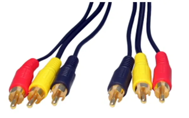 10m 3x Phono Plugs To 3x Phono Plugs
