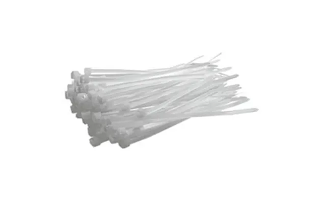 150mm X 3.6mm White Cable Ties - 100 Pack