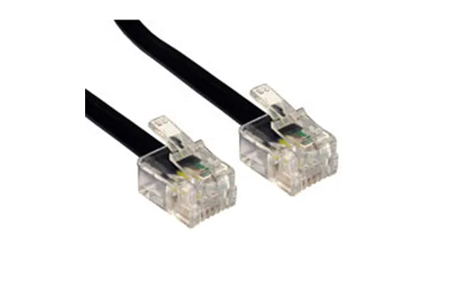 15m Adsl Modem Cable Rj11 Black