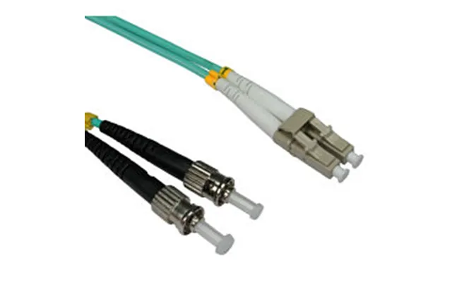 15m Om3 Lc-st 50 125 Fibre Optic Network Cable Aqua