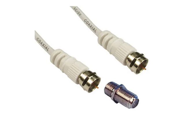 1m White Sky Virgin Media Extension Lead F-type