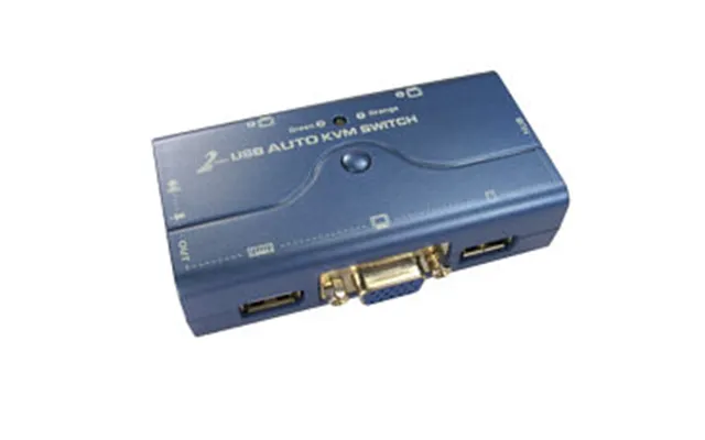 2 Port Kvm Switch Usb Audio Vga With Cables