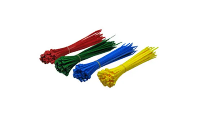 200mm X 4.8mm Mixed Colour Cable Ties - 200 Pack
