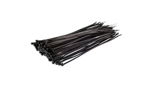 203mm X 2.5mm Black Cable Ties - 100 Pack