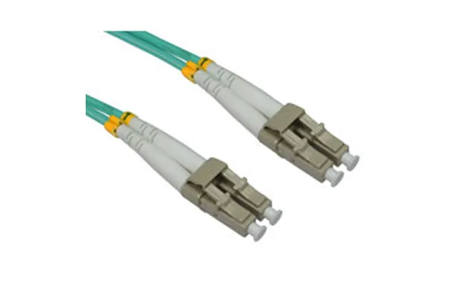30m Om3 Lc-lc 50 125 Fibre Cable Aqua