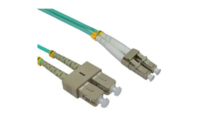 3m Om3 Lc-sc 50 125 Fibre Cable Aqua