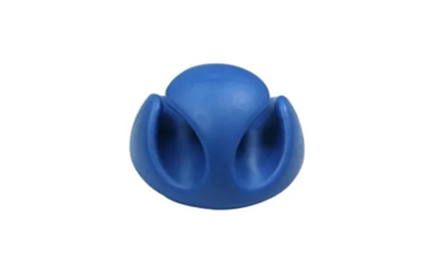Desk Tidy Cable Management Blue 10 Pack Dual Channel