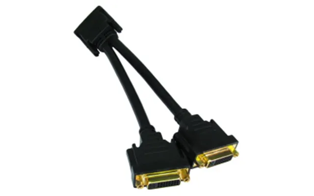 Dvi-d M To 2x F Splitter Cable