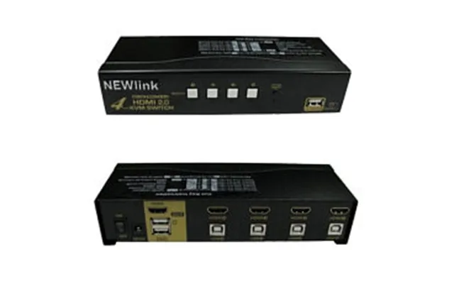 Newlink Hdmi And Usb Kvm Switch 4 Port