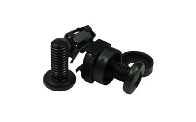 Server Rack Cage Nuts 50 Pack Black M6 X 16mm