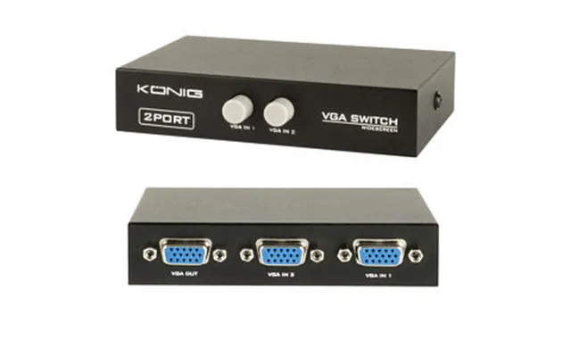 Vga Switch 2 Port Manual Switch