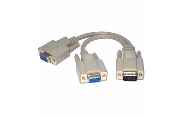 Vga Y Splitter Cable 1 Pc To 2 Monitors