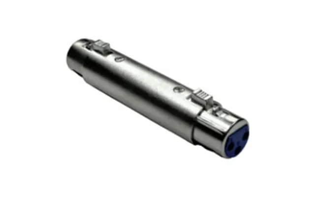 Xlr F To Xlr F Adapter - Gold Pins