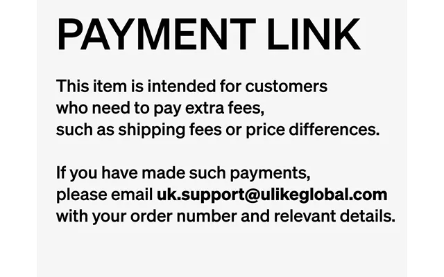 Extra Payment Link - 7.99 Gbp