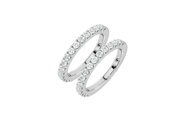Ultrahuman Bling - Stacking Ring Duo