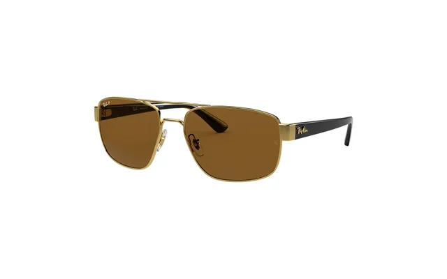 Ray-ban Rb3663 001 57 Polarised Sunglasses