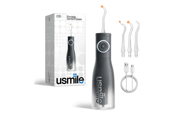 Usmile C30 Cordless Water Flosser Portable Oral Irrigator - Black
