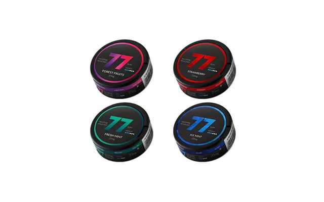 77 Slim Medium Nicotine Pouches 20 Pouches Box