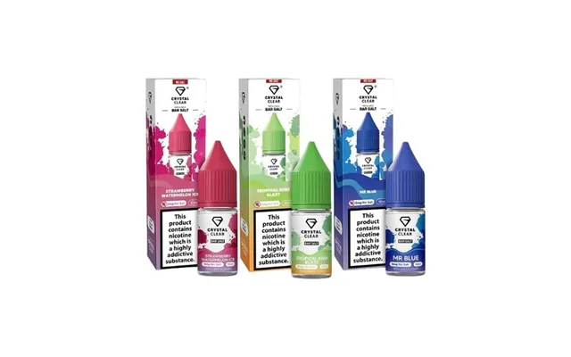 Crystal Clear Bar Salt Nicotine Salt E-liquid 10ml
