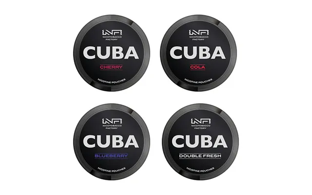 Cuba Black Nicotine Pouches 25 Pouches Box