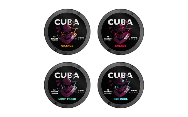 Cuba Ninja Nicotine Pouches 25 Pouches Box