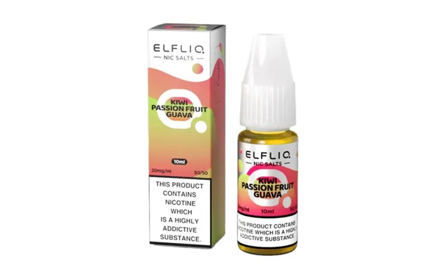 Elfliq Nicotine Salt Kiwi Passionfruit Guava E-liquid 10ml