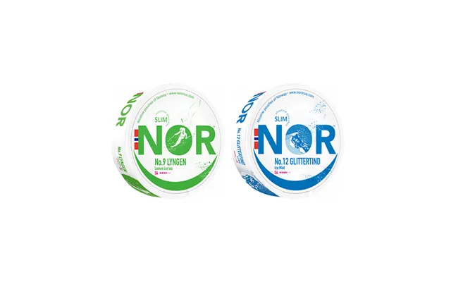 Nor Slim Nicotine Pouches 20 Pouches Box