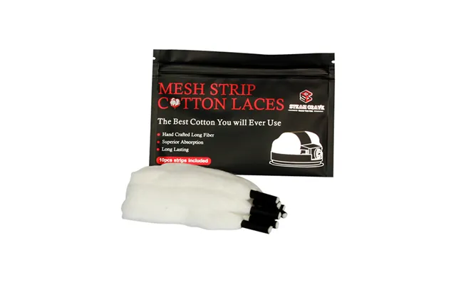 Steam Crave Mesh Strip Cotton Laces 10pcs Pack