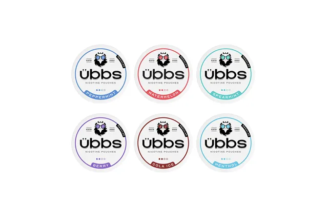 Übbs Regular Strength Nicotine Pouches 20 Pouches Box