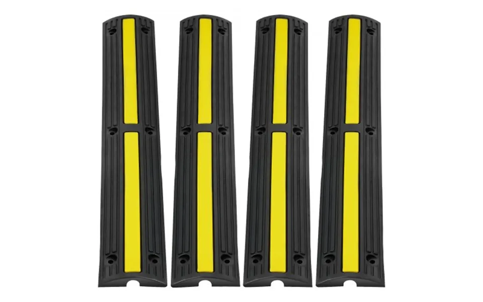 Vevor 100 Cm Cable Protector Ramp - 4 Pack Of 1 Channel