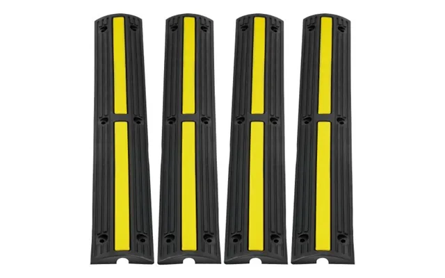 Vevor 100 Cm Cable Protector Ramp - 4 Pack Of 1 Channel product image