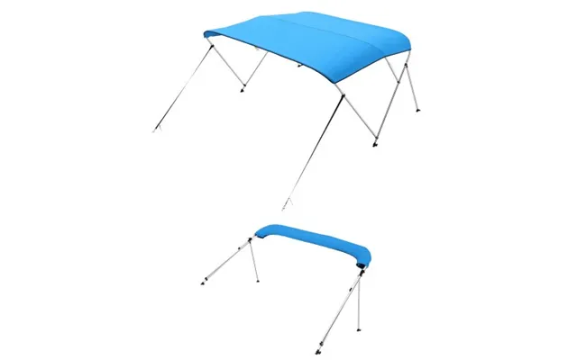 Vevor 3 Bow Boat Bimini Tops - 600d Polyester Canopy With Aluminum Alloy Frame