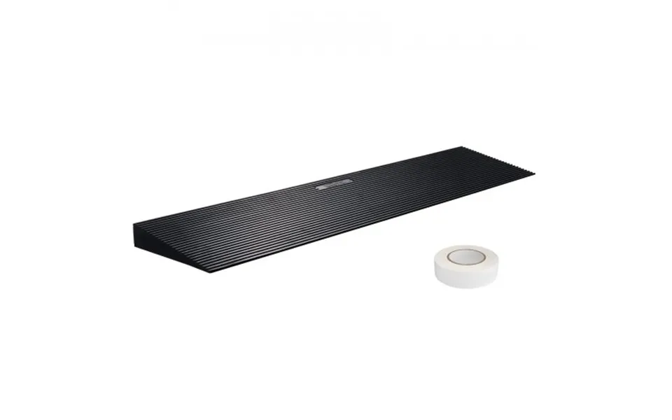 Vevor 3 Cm Rise Cuttable Threshold Ramp For Sweeping Robot - 90 Cm Wide Natural Rubber Wheelchair Ramp