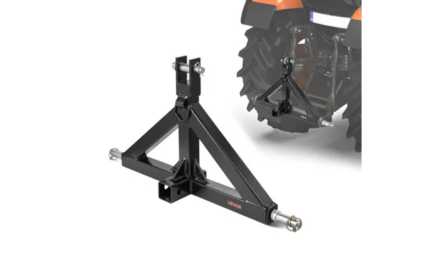 Vevor 3 Point Hitch Receiver With 2 In Receiver - 3pt Quick Hitch Attachment