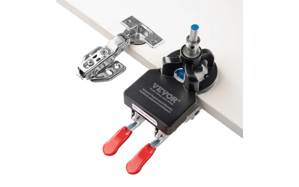Vevor 35 Mm Concealed Door Hinge Jig - Aluminum Alloy Cabinet Hinge Jig