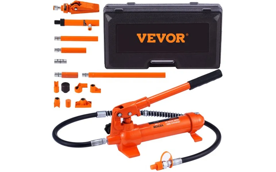 Vevor 4 Ton Porta Power Kit - Portable Hydraulic Jack With 3
