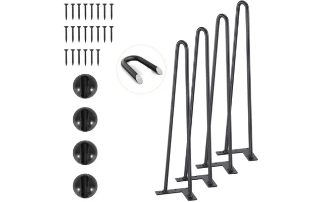 Vevor 482.6mm Hairpin Furniture Legs - Metal Home Diy Projects For Nightstand product image