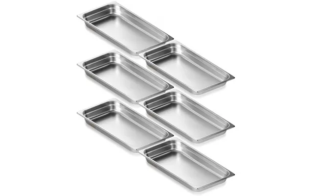 Vevor 6 Pack Hotel Pans - Full Size Anti-jam Steam Pan product image